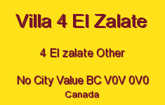 Villa 4 El Zalate 4 EL ZALATE V0V 0V0